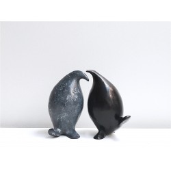 Duo Pingouins  bronze